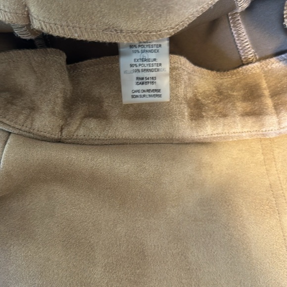 Soft velour brown/tan pant - Picture 6 of 7